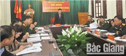 Kết luận hội nghị Đảng ủy Quân sự tỉnh Bắc Giang